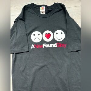 Vintage A New Found Glory Band Pop Punk Music Black Shirt M Band Tee 90s